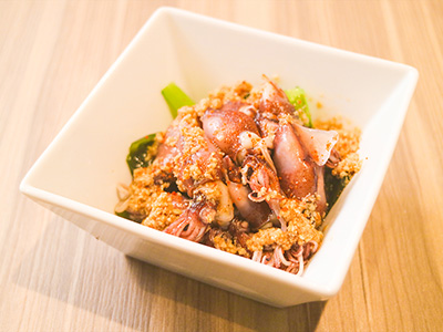 ほたるいかの胡麻ポン酢