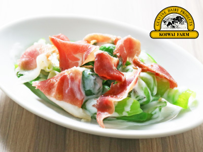 万願寺とうがらしと生ハムのマリネ