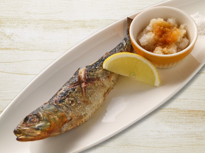 大トロいわしの塩焼き